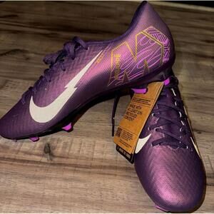NWT Men's Nike Zoom Mercurial Vapor Cleats Kylian MBappe Purple FQ8377 Mens 7.5